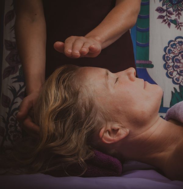 Reiki session in the Buxton studio at Massage by Beth